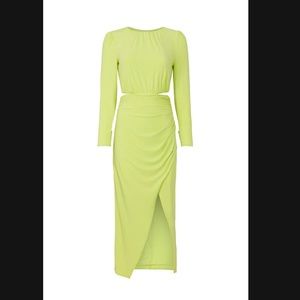 Self Portrait Cut Out Midi Dress